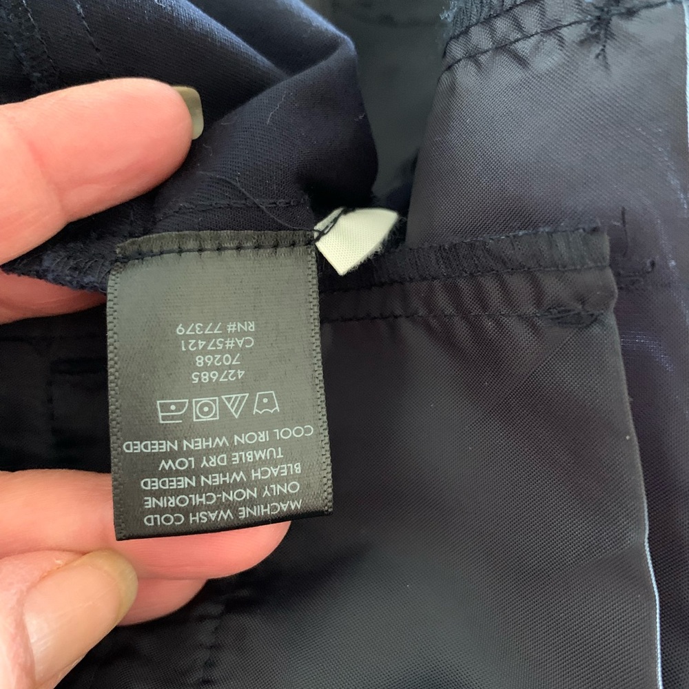Ann Taylor Kate fit pants navy blue size 4 - Picture 7 of 10